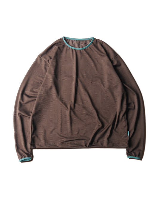 Vail Mesh L/S Tee - Brown