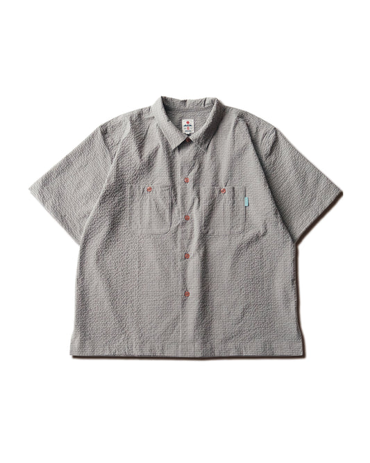 Seersucker Urban Vent H/S Shirt - Gray